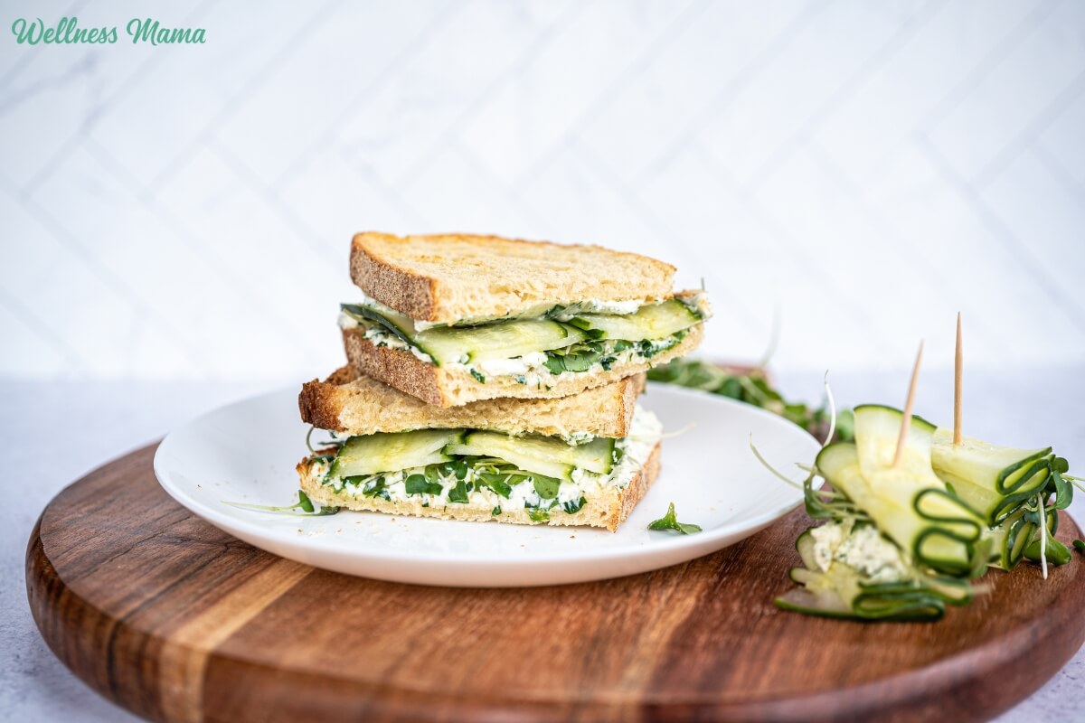 Cucumber Sandwich Bites (Grain-Free Options)
