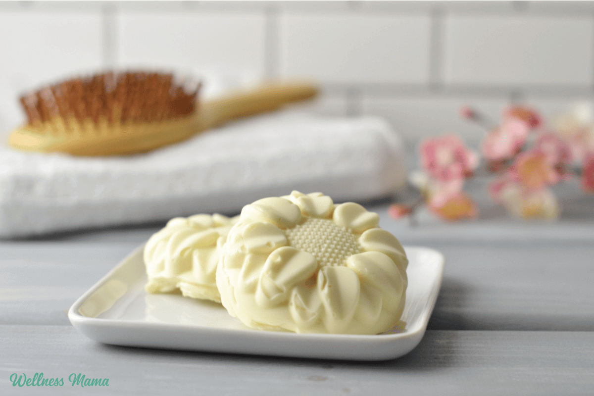 DIY Natural Conditioner Bar For Hair